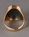 Solon Hematite Intaglio 18K Gold Signet Ring
