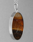 Hebe and Zeus Montana Agate Intaglio Pendant
