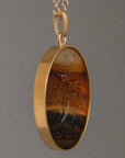 Hebe and Zeus Montana Agate Intaglio Pendant