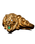 Divine King of Beasts 18K Gold Ring