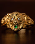Divine King of Beasts 18K Gold Ring