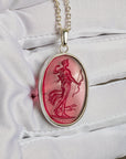 Artemis Glass Intaglio Pendant
