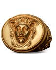 Medusa 18K Gold Signet Ring