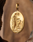 Hebe and Zeus 18K Gold Pendant