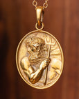 Poseidon 18K Gold Pendant