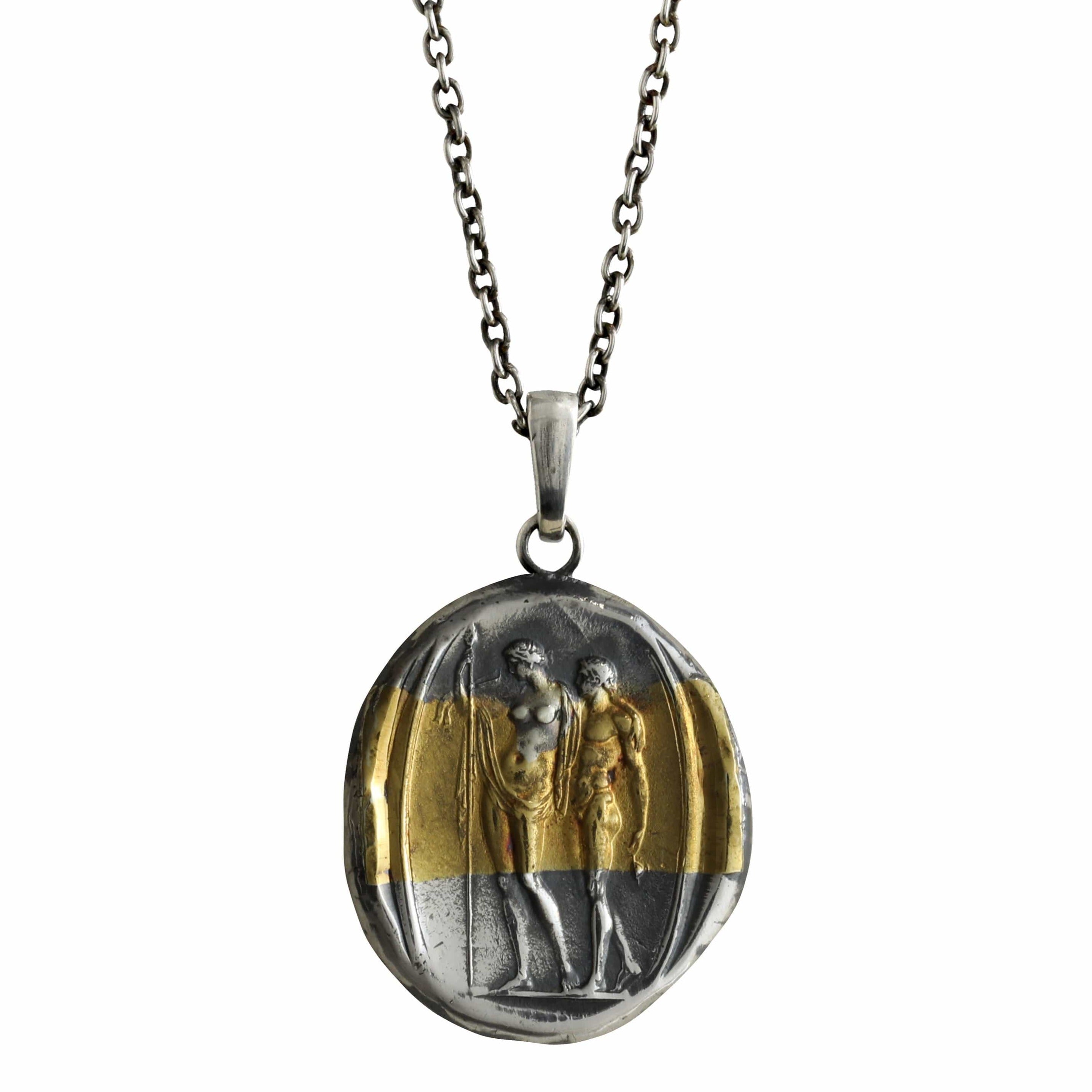 Bacchus (Dionysus) and Bacchante Pendant – Olithica