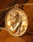 Poseidon 18K Gold Pendant