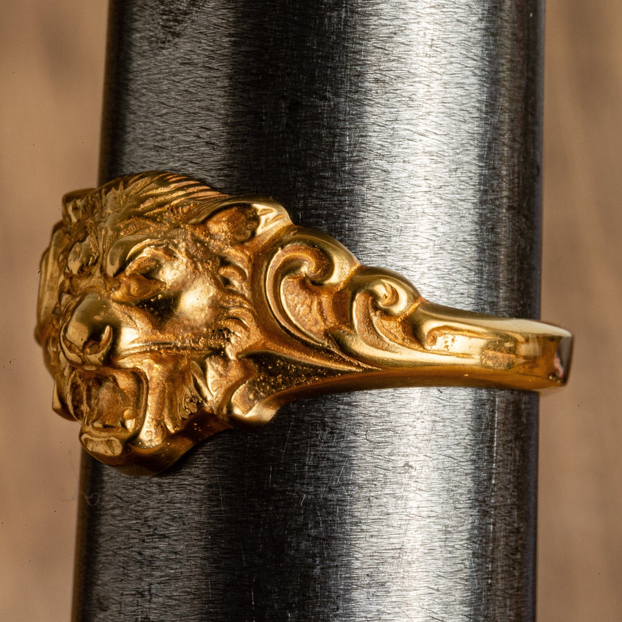 King of Beasts 18K Gold Ring