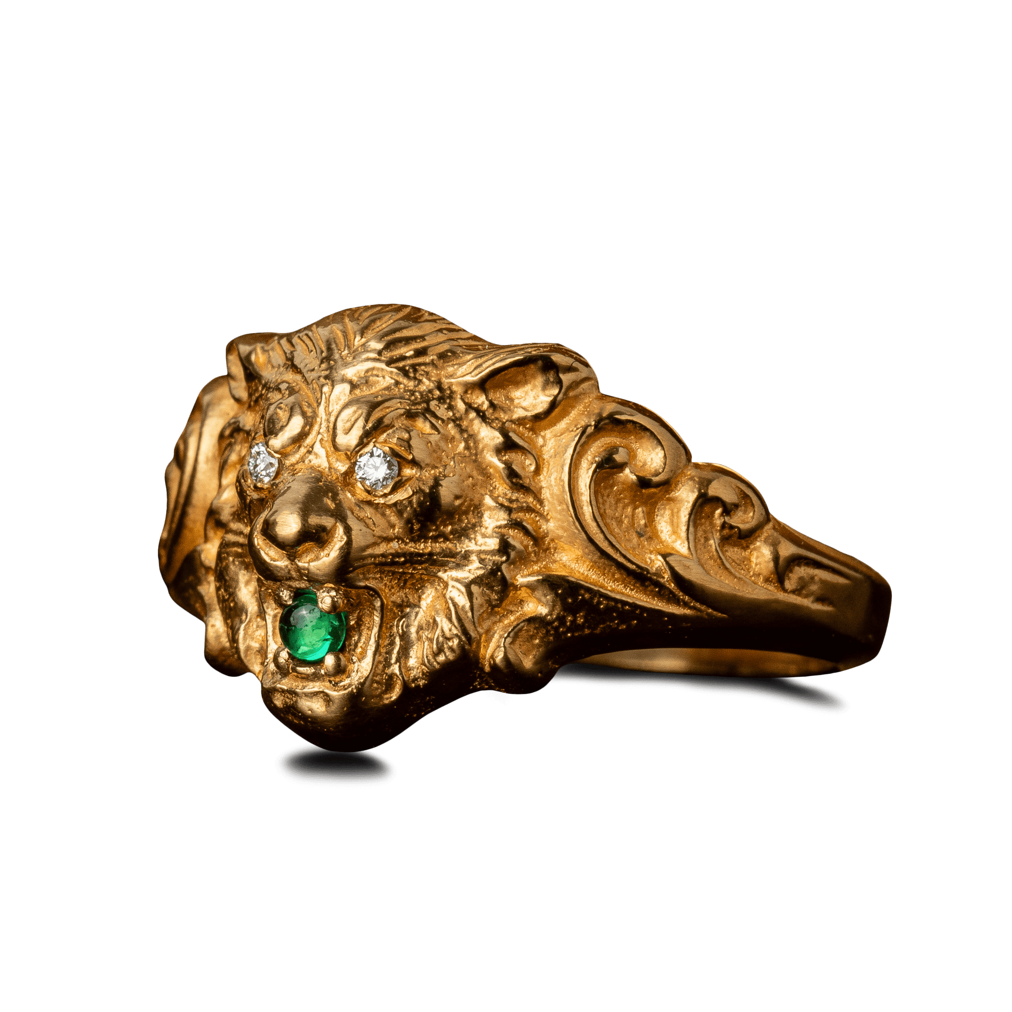 Divine King of Beasts 18K Gold Ring – Olithica