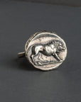 Lion Coin Ring