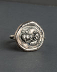 Antics of Youth Coin Ring