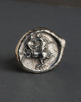 Maenad and Centaur Coin Ring