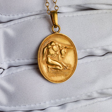 Minotaur 18K Gold Pendant
