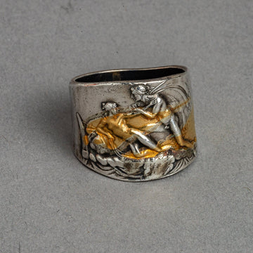 Chione and Apollo Band Ring