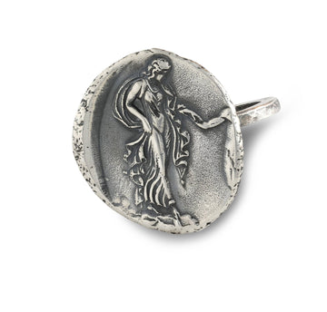 Andromeda & Perseus Medallion Ring