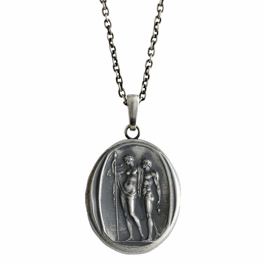 Bacchus (Dionysus) and Bacchante Pendant